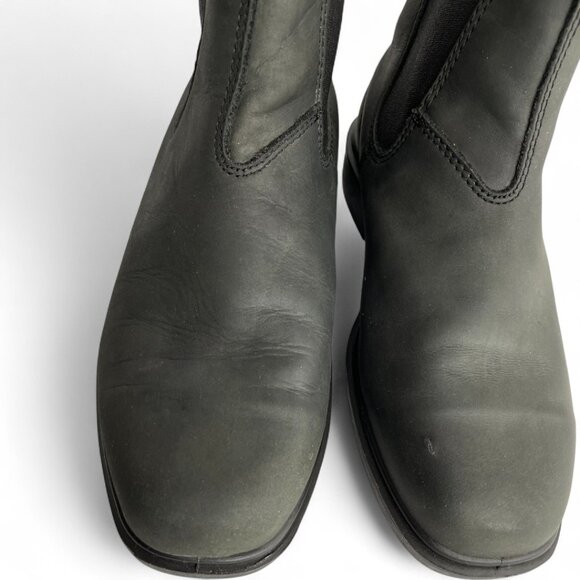 Blundstone Charcoal Gray Leather Chelsea Australian Boots Men's 5.5 Women's 7.5 - Picture 6 of 15
